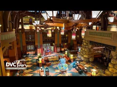 Disney's Grand Californian Hotel & Spa | Relaxing Lobby Ambience & Music