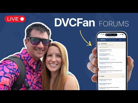 DVC Fan Forums Are LIVE! Special Launch Q&A | The DVC Show